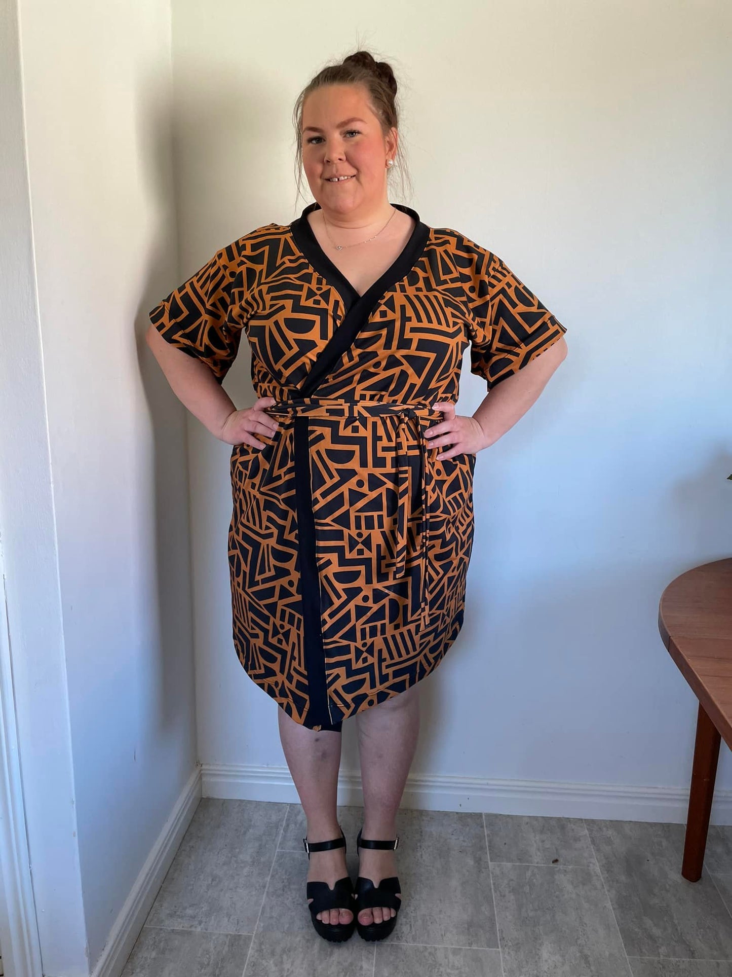 Umbrella Drink Dress Strl 34-56 PDF-mönster