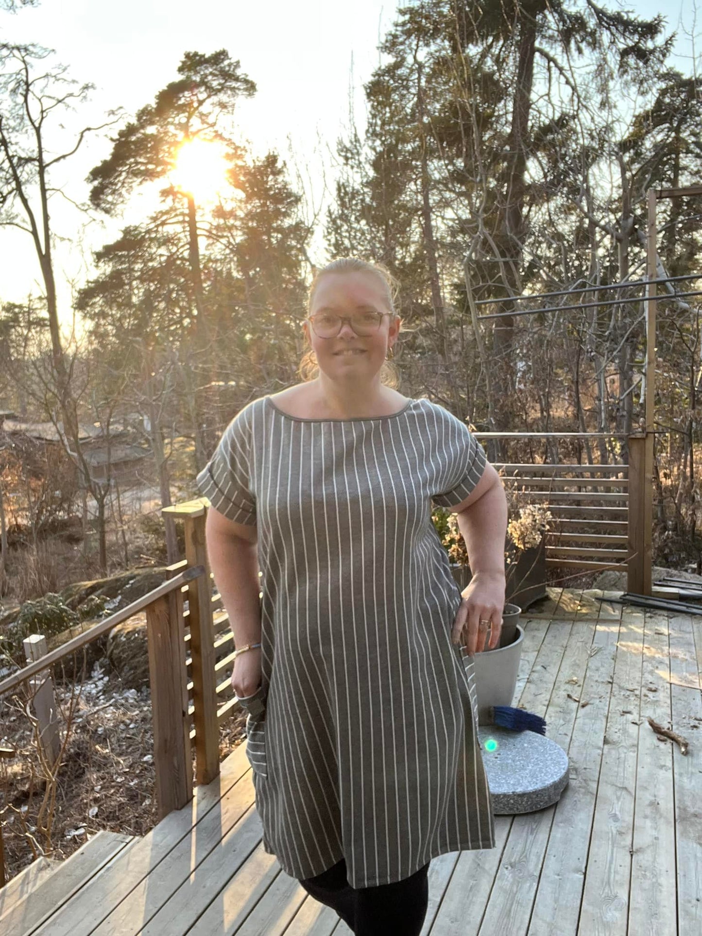 Umbrella Drink Dress Strl 34-56 PDF-mönster