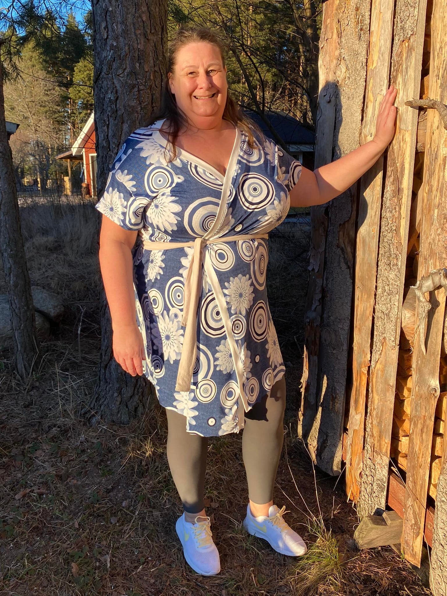 Umbrella Drink Dress Strl 34-56 PDF-mönster