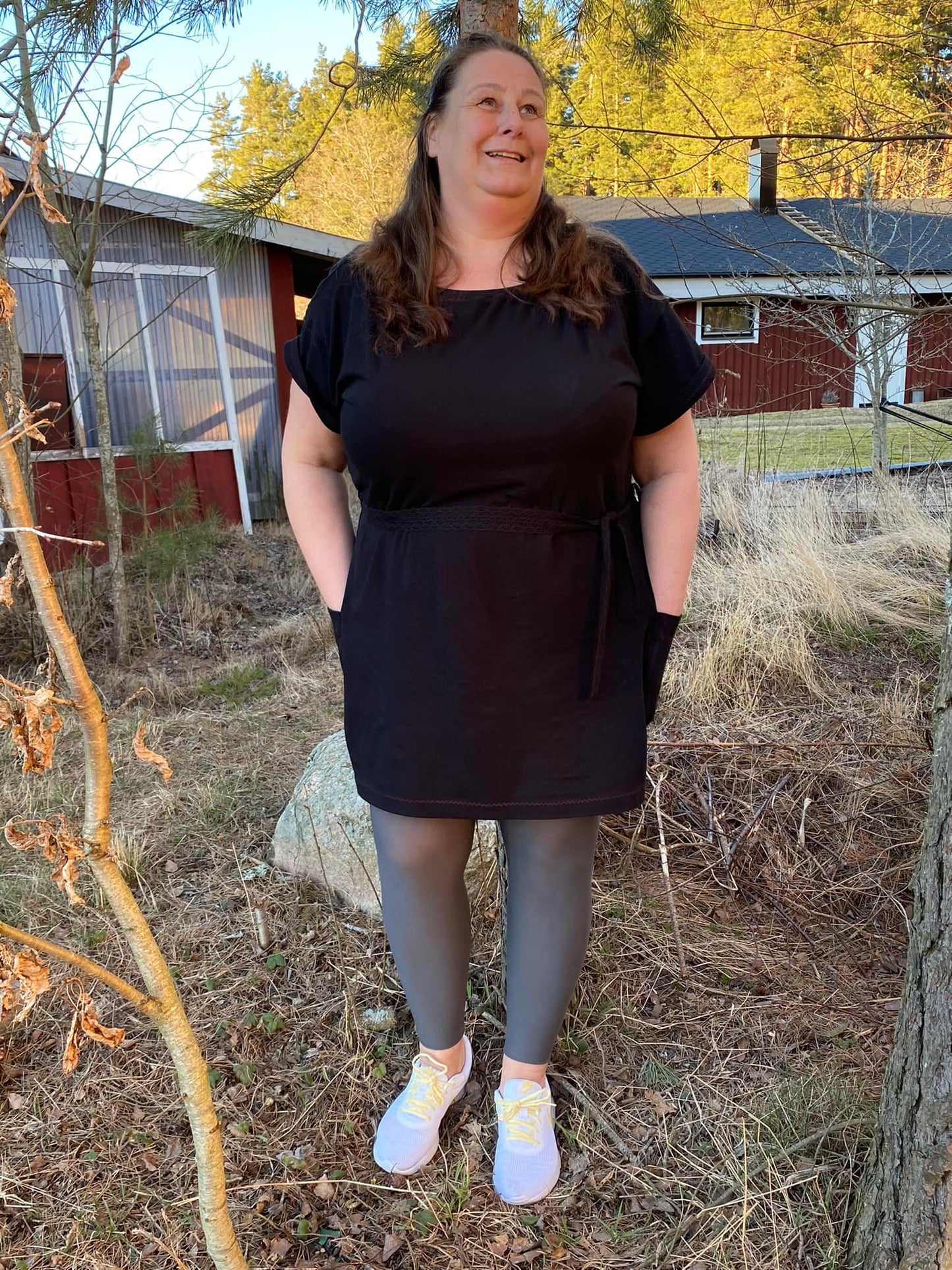 Umbrella Drink Dress Strl 34-56 PDF-mönster
