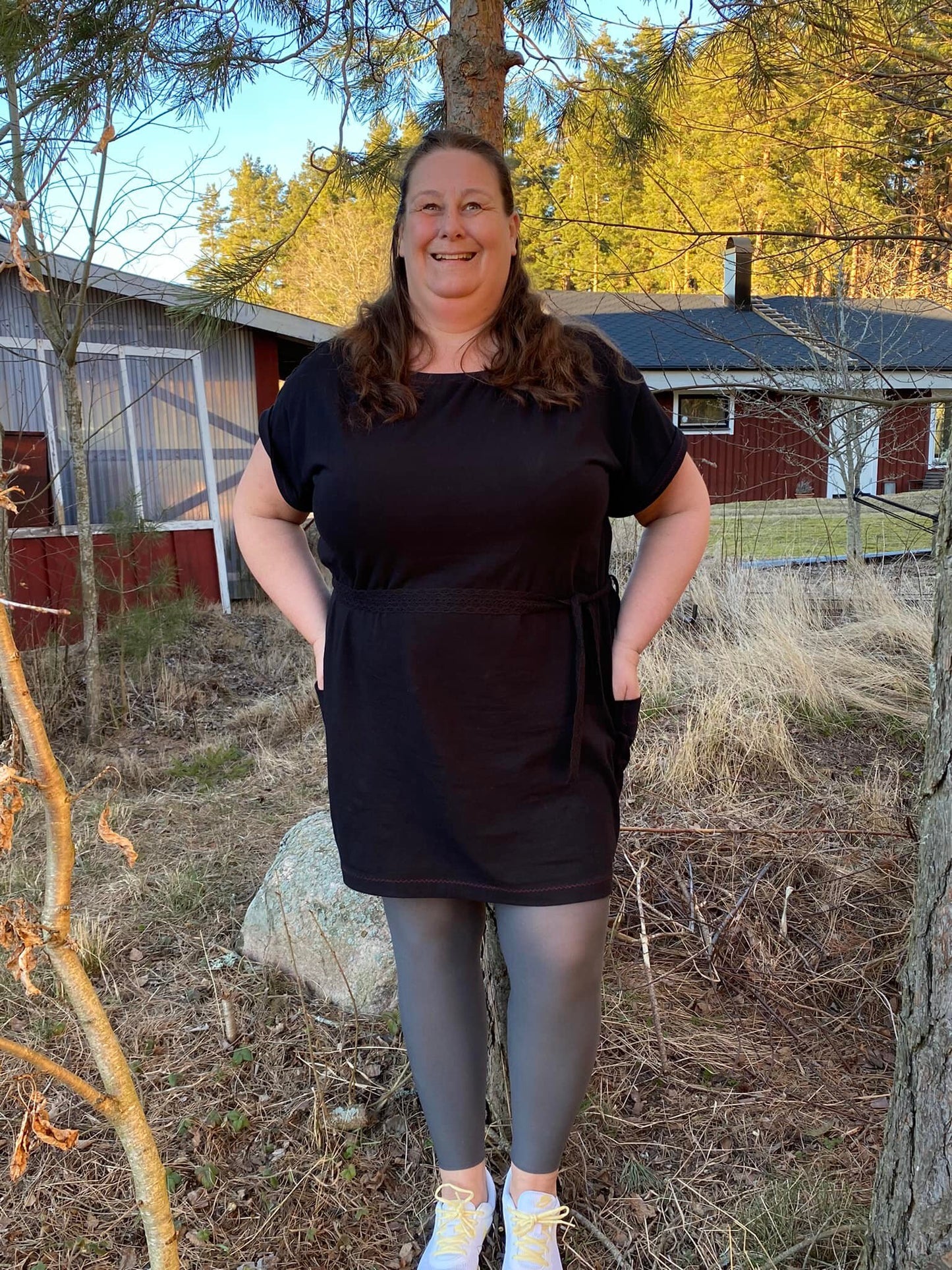 Umbrella Drink Dress Strl 34-56 PDF-mönster