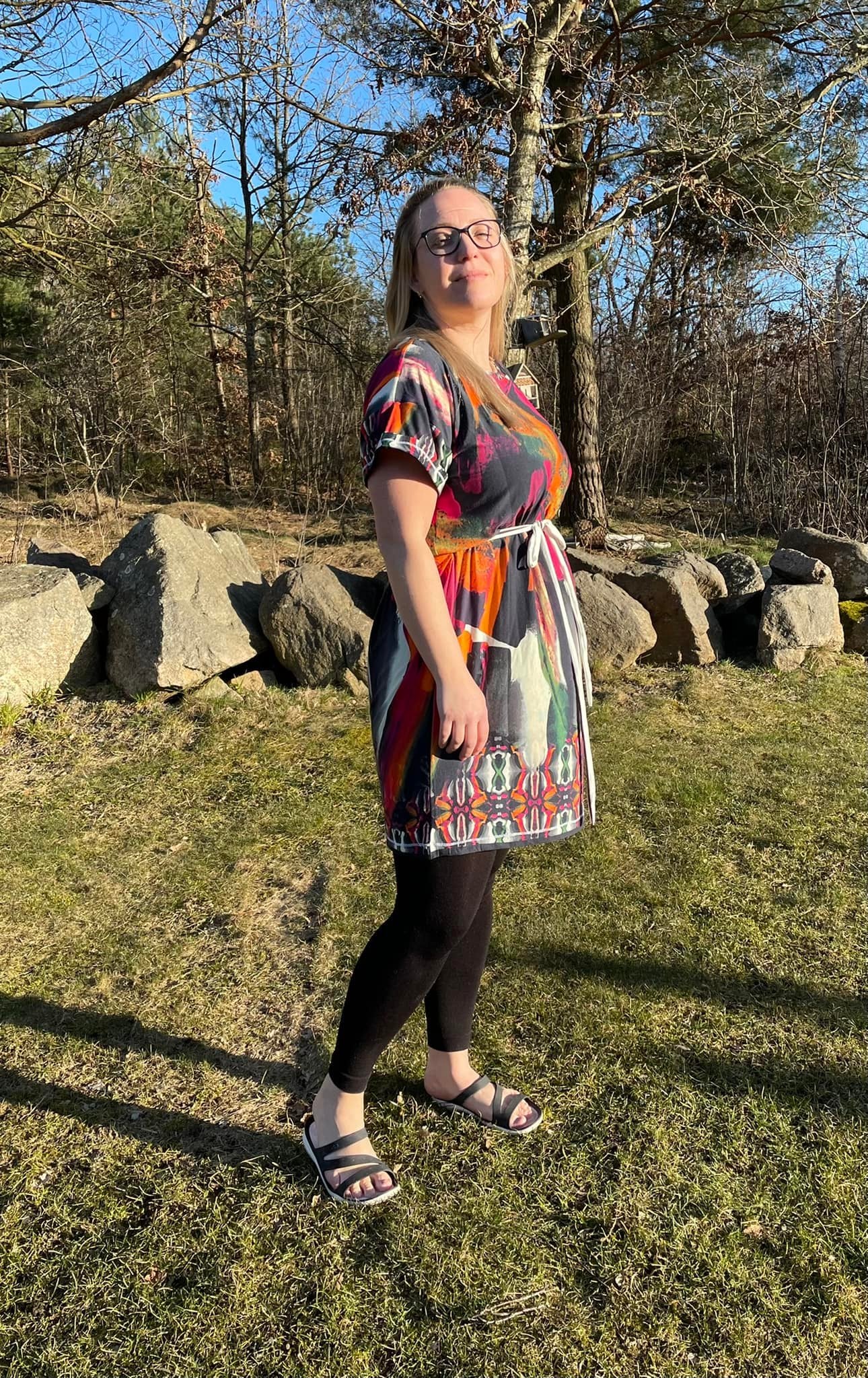 Umbrella Drink Dress Strl 34-56 PDF-mönster