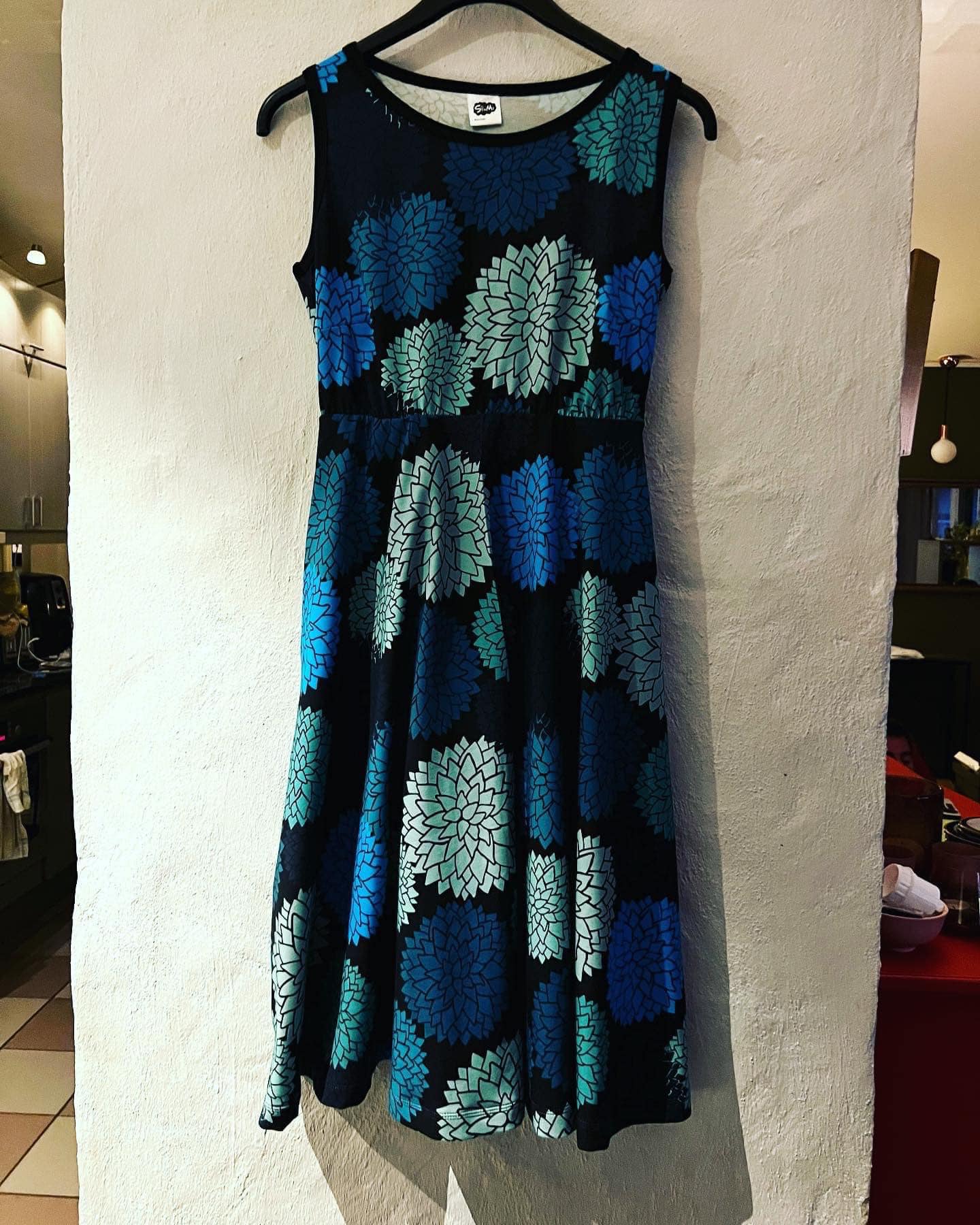 Blueberry Pie Dress Strl 34-56 PDF-mönster