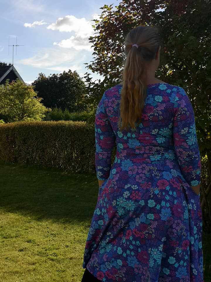 Blueberry Pie Dress Strl 34-56 PDF-mönster