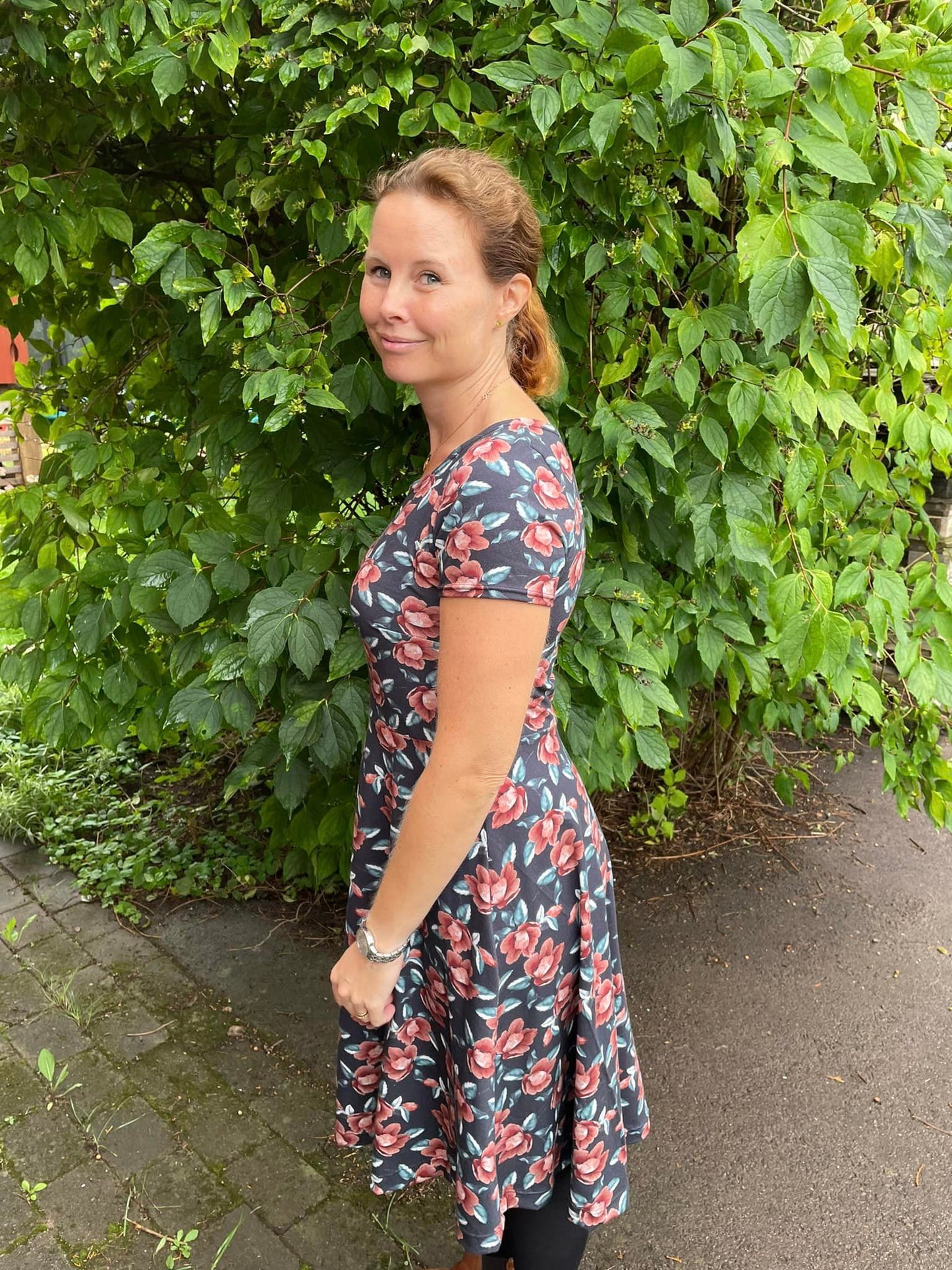Blueberry Pie Dress Strl 34-56 PDF-mönster