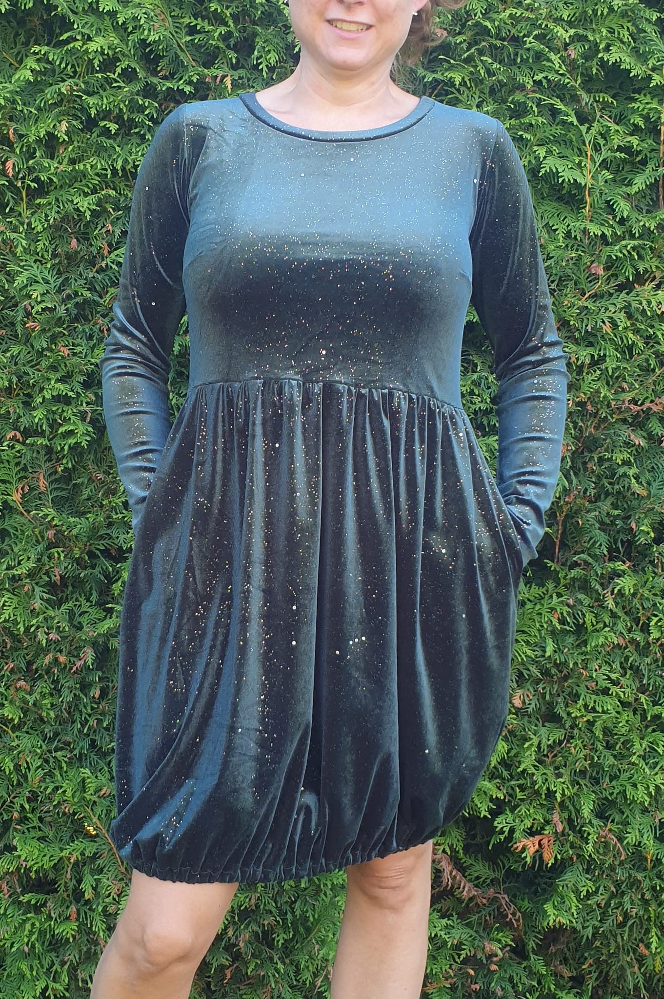 Blueberry Pie Dress Strl 34-56 PDF-mönster