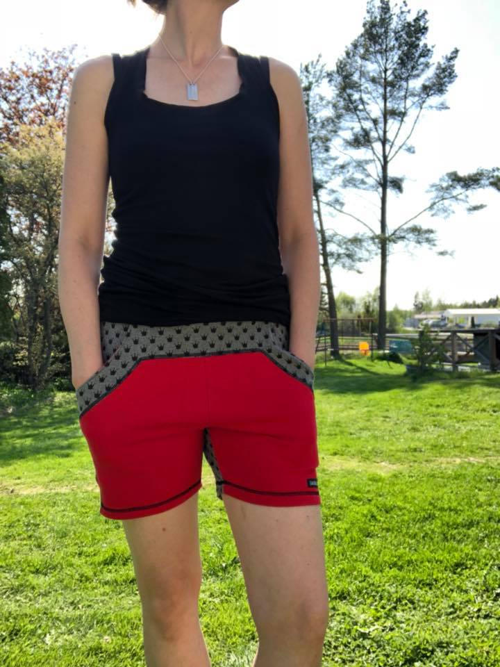 Happy Campers Dam Strl XXS-4XL Pappersmönster