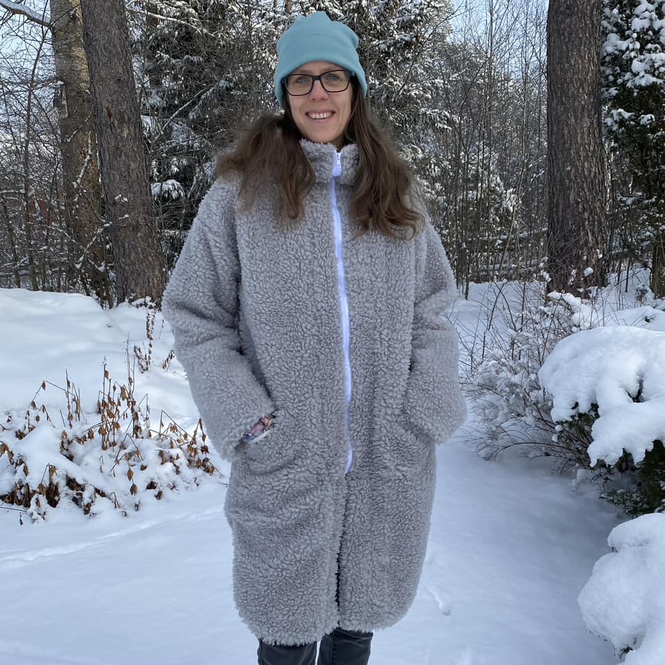 Cozy Coat Strl 34-56 Pappersmönster