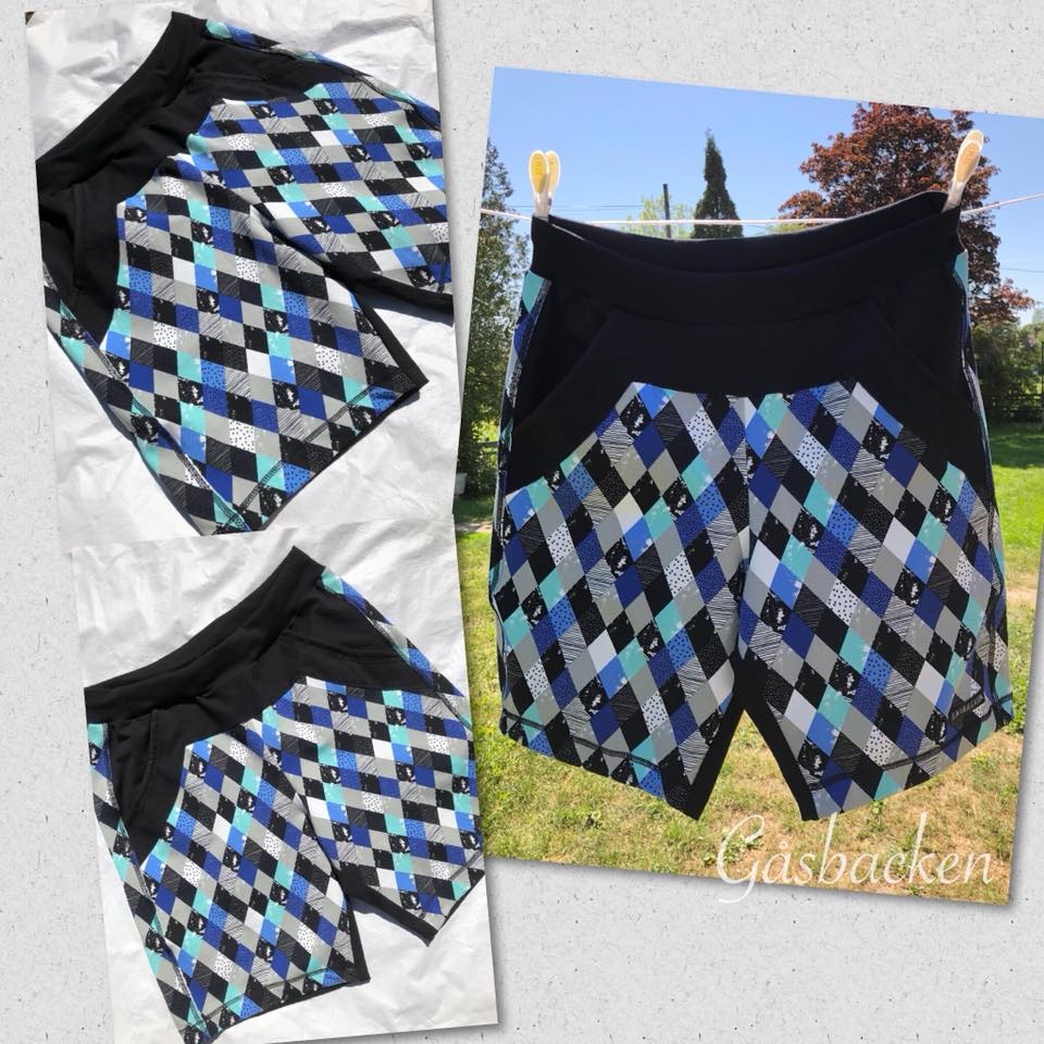 Happy Campers Dam Strl XXS-4XL Pappersmönster