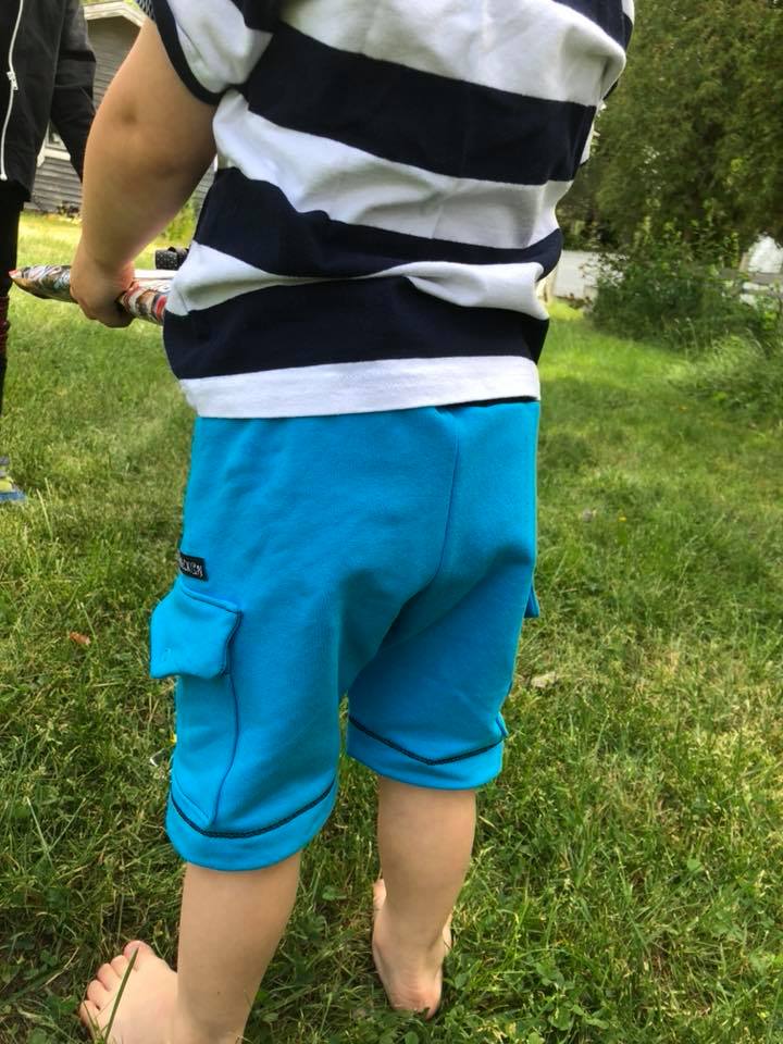 Cozy Cargo Shorts strl 56-140 PDF-mönster