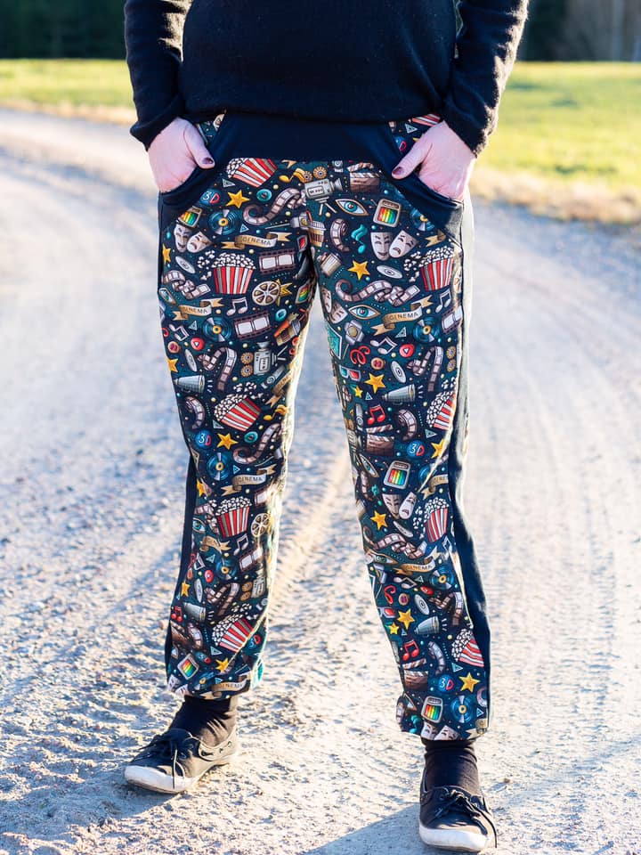 Happy Campers Dam Strl XXS-4XL Pappersmönster