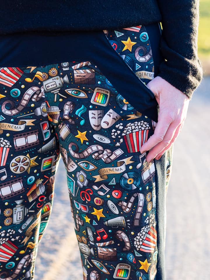 Happy Campers Dam Strl XXS-4XL Pappersmönster