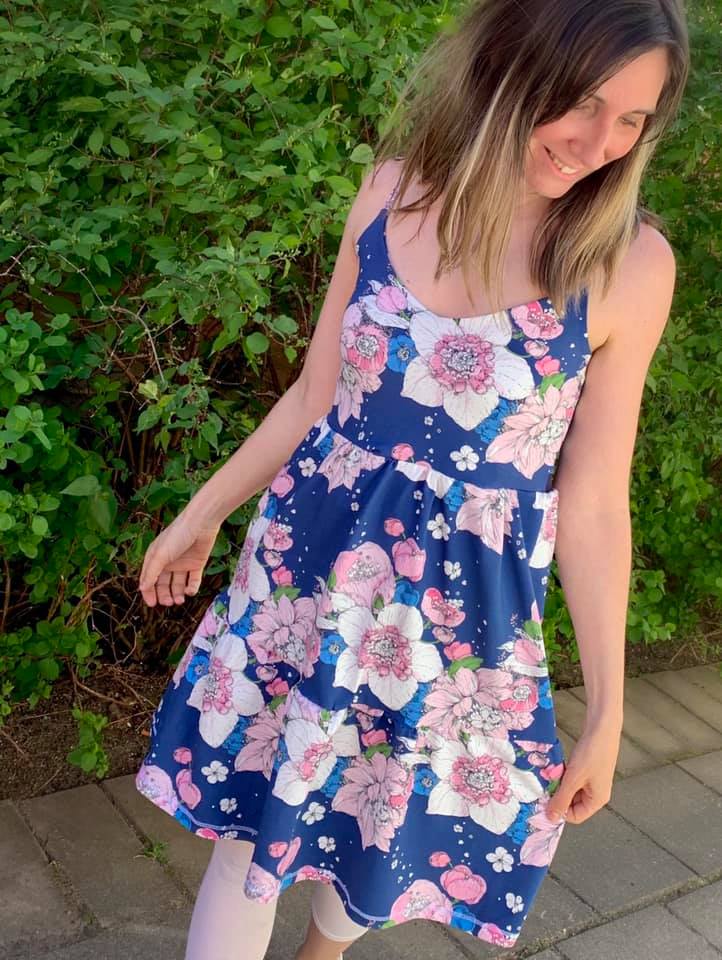 Riviera Rumble Dress Strl 34-56 PDF-mönster