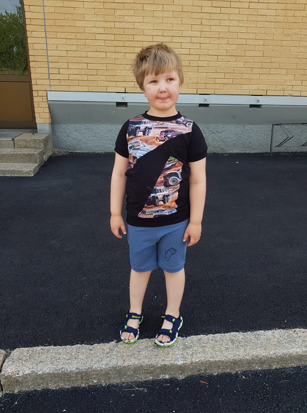 Sunshine Shirt Strl 62-170 PDF-mönster