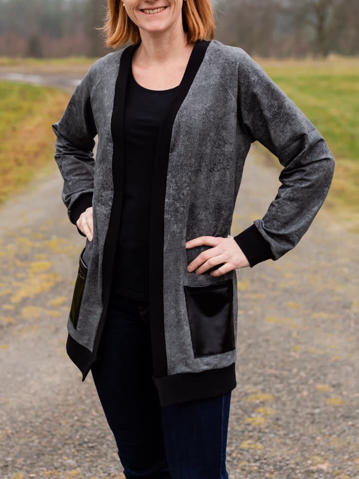 The BaumwULLE Cardigan Strl 34-56 Pappersmönster