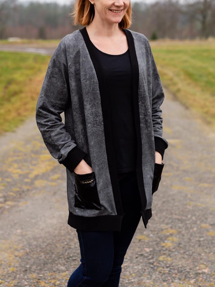 The BaumwULLE Cardigan Strl 34-56 Pappersmönster