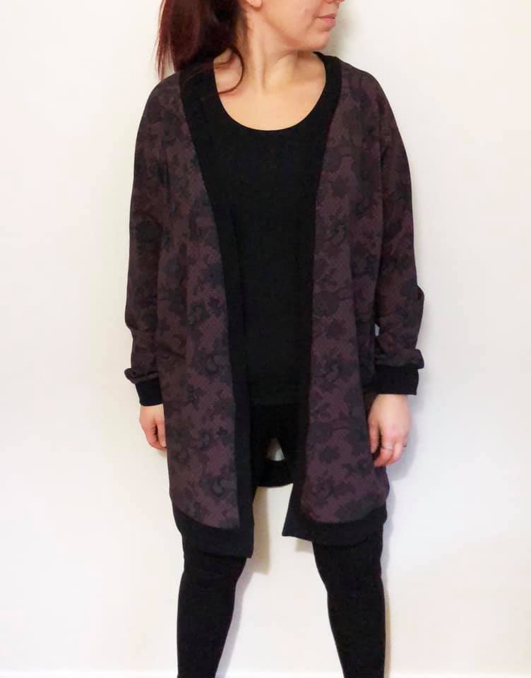 The BaumwULLE Cardigan Strl 34-56 PDF-mönster