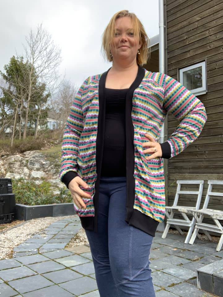 The BaumwULLE Cardigan Strl 34-56 PDF-mönster