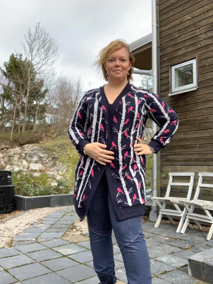 The BaumwULLE Cardigan Strl 34-56 Pappersmönster