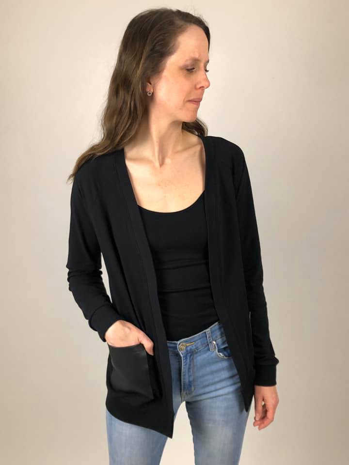 The BaumwULLE Cardigan Strl 34-56 PDF-mönster