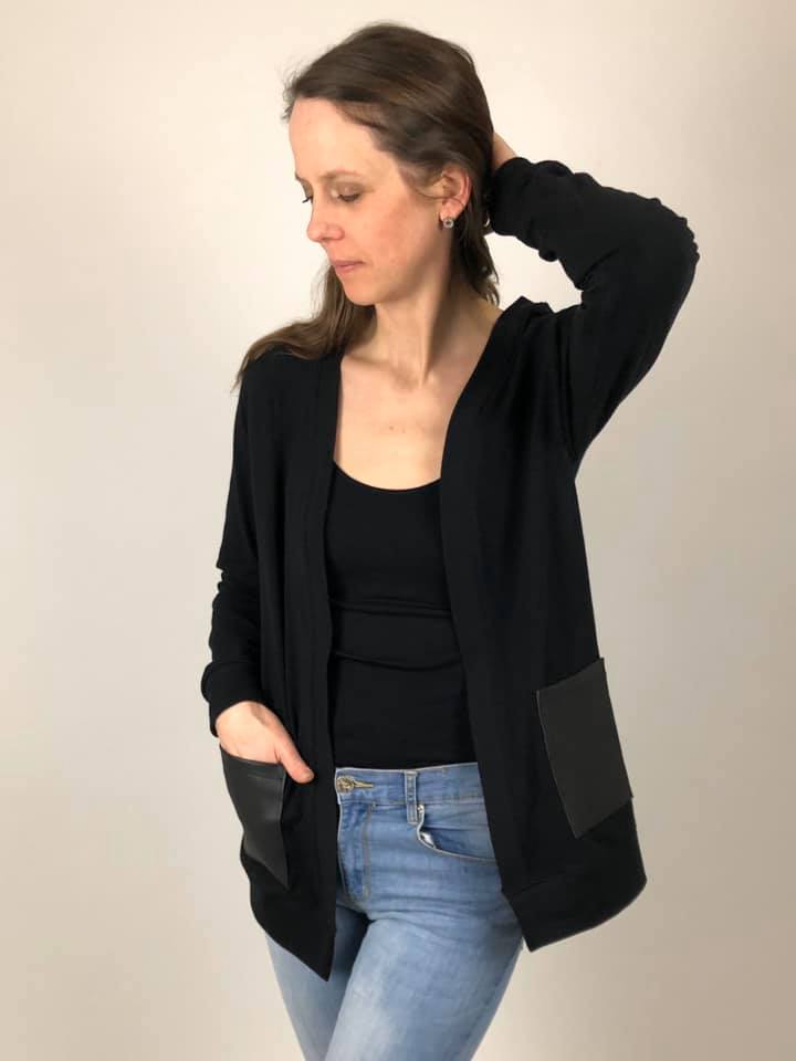 The BaumwULLE Cardigan Strl 34-56 PDF-mönster