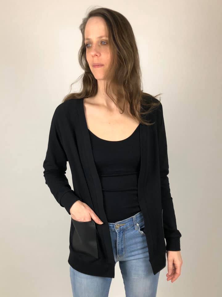 The BaumwULLE Cardigan Strl 34-56 PDF-mönster