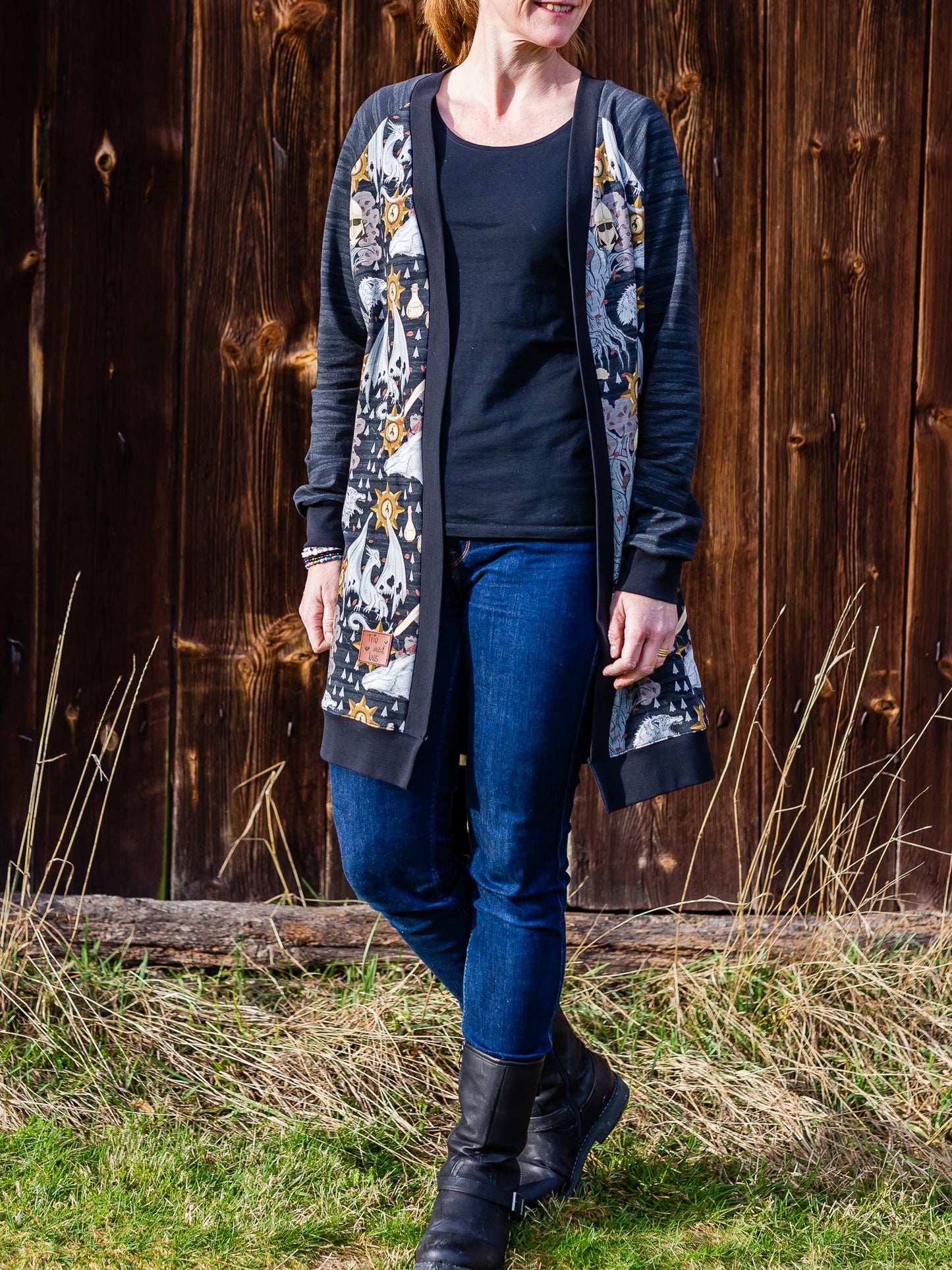The BaumwULLE Cardigan Strl 34-56 PDF-mönster