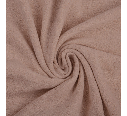 Vävd Linne-Viscose Adobe Rose