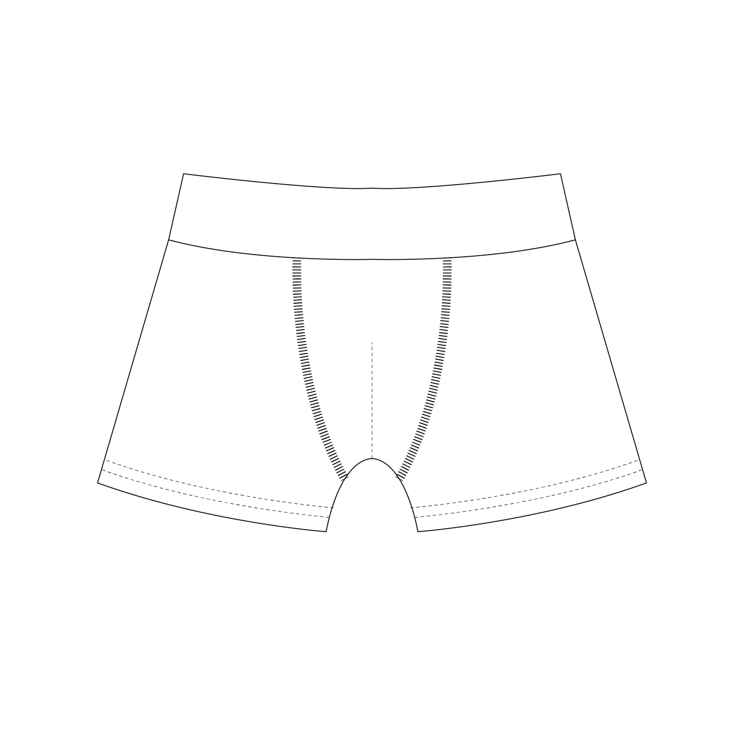 Bandit Boxers Strl 68-164 PDF-mönster