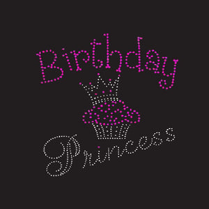 Strassapplikation Birthday Princess