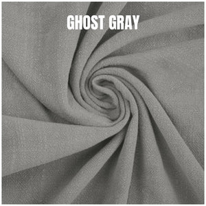 Vävd Linne-Viscose Ghost Gray