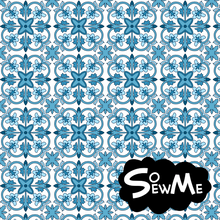 Marrakesh Blue GOTS-Trikå/Jersey