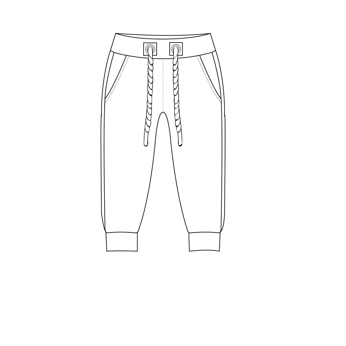 Happy Campers Dam Strl XXS-4XL Pappersmönster