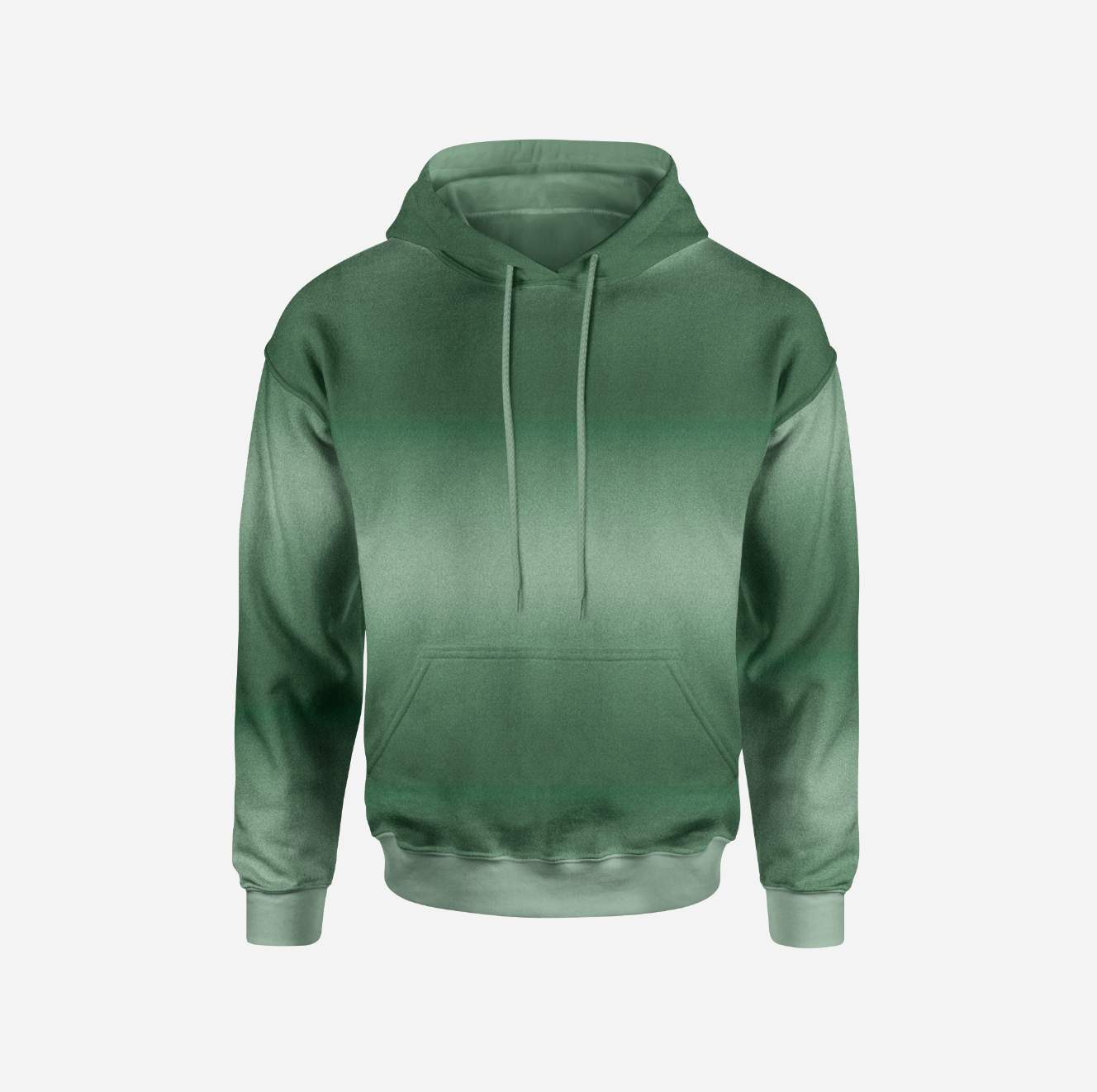 Ombre Army Green GOTS-Jogging, öglad