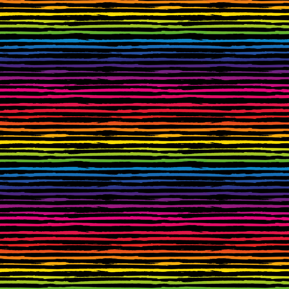 Rainbow Stripes GOTS-Trikå/Jersey