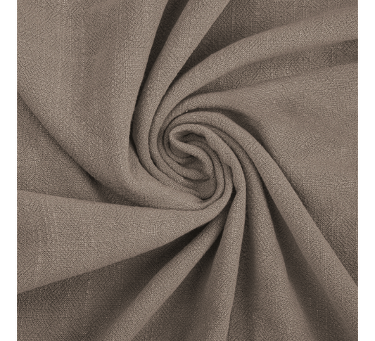 Vävd Linne-Viscose Simply Taupe