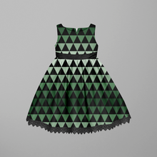 Gradient Triangles Green GOTS-Jogging/French Terry