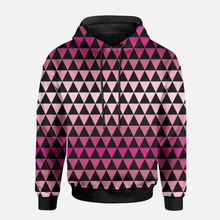 Gradient Triangles Pink GOTS-Jogging/French Terry