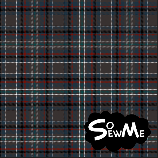 Jungle Tartan GOTS-Trikå/Jersey