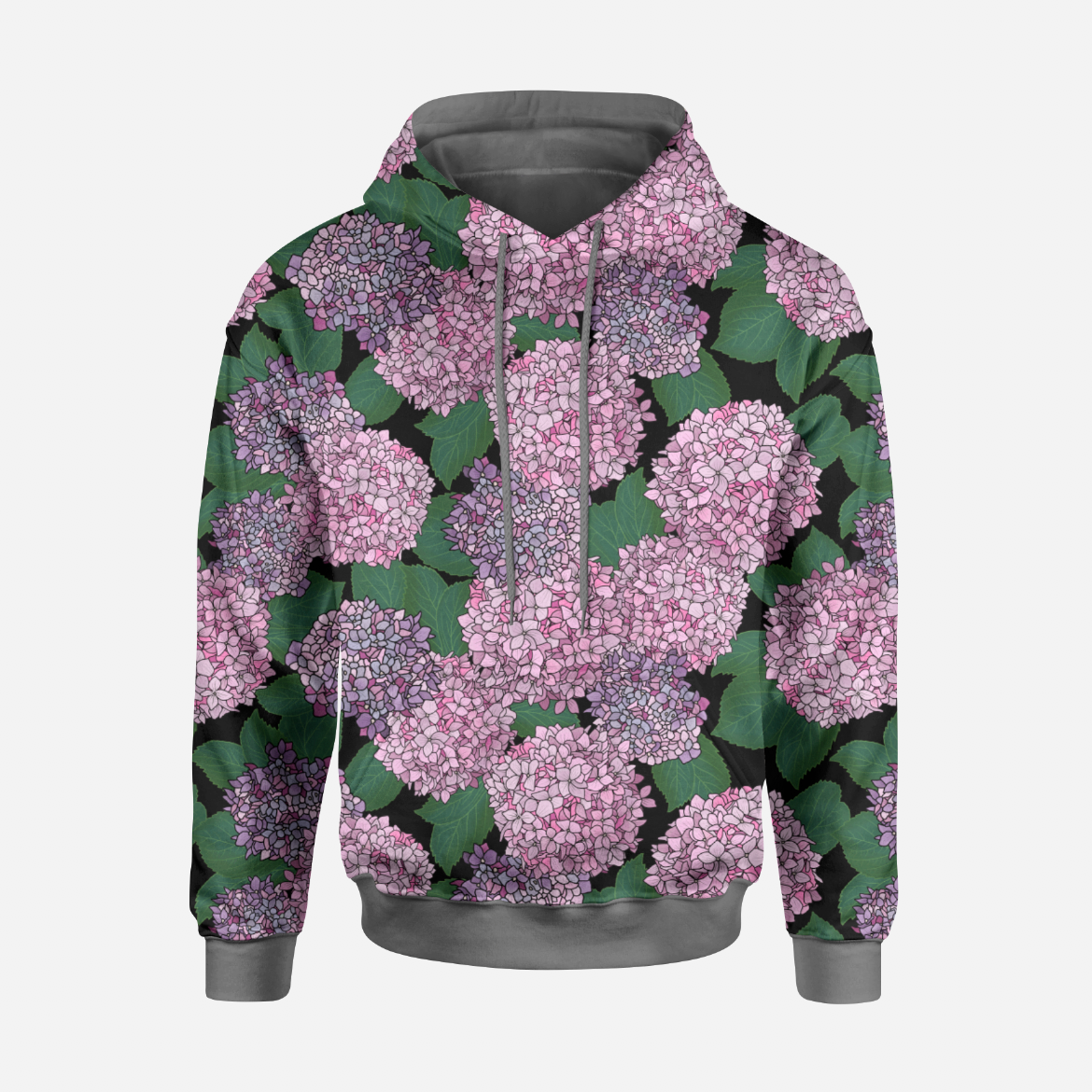 Herbert Pink/Black w. greens GOTS-Trikå/Jersey