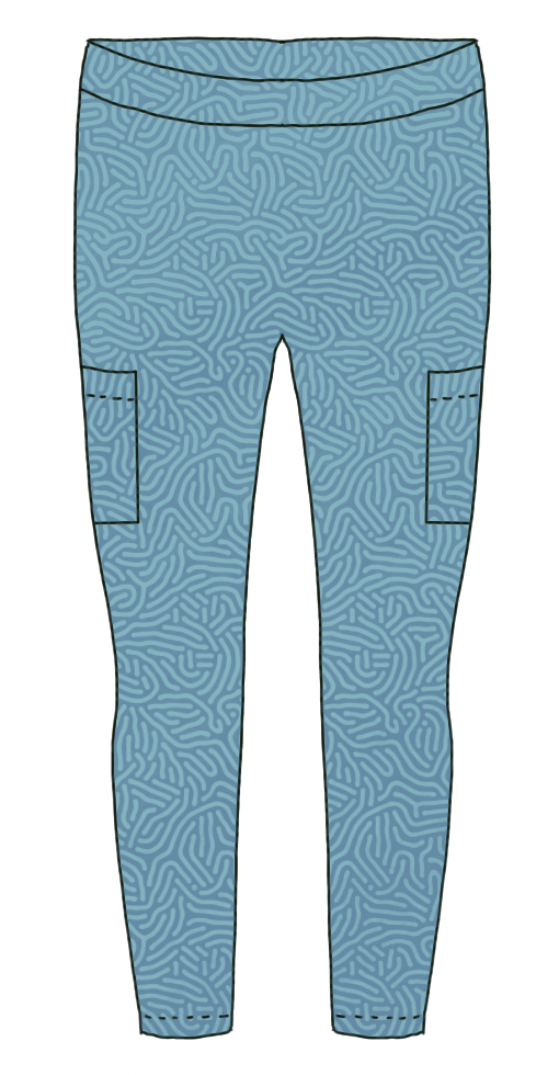 THE Leggings Strl 34-56 PDF-mönster