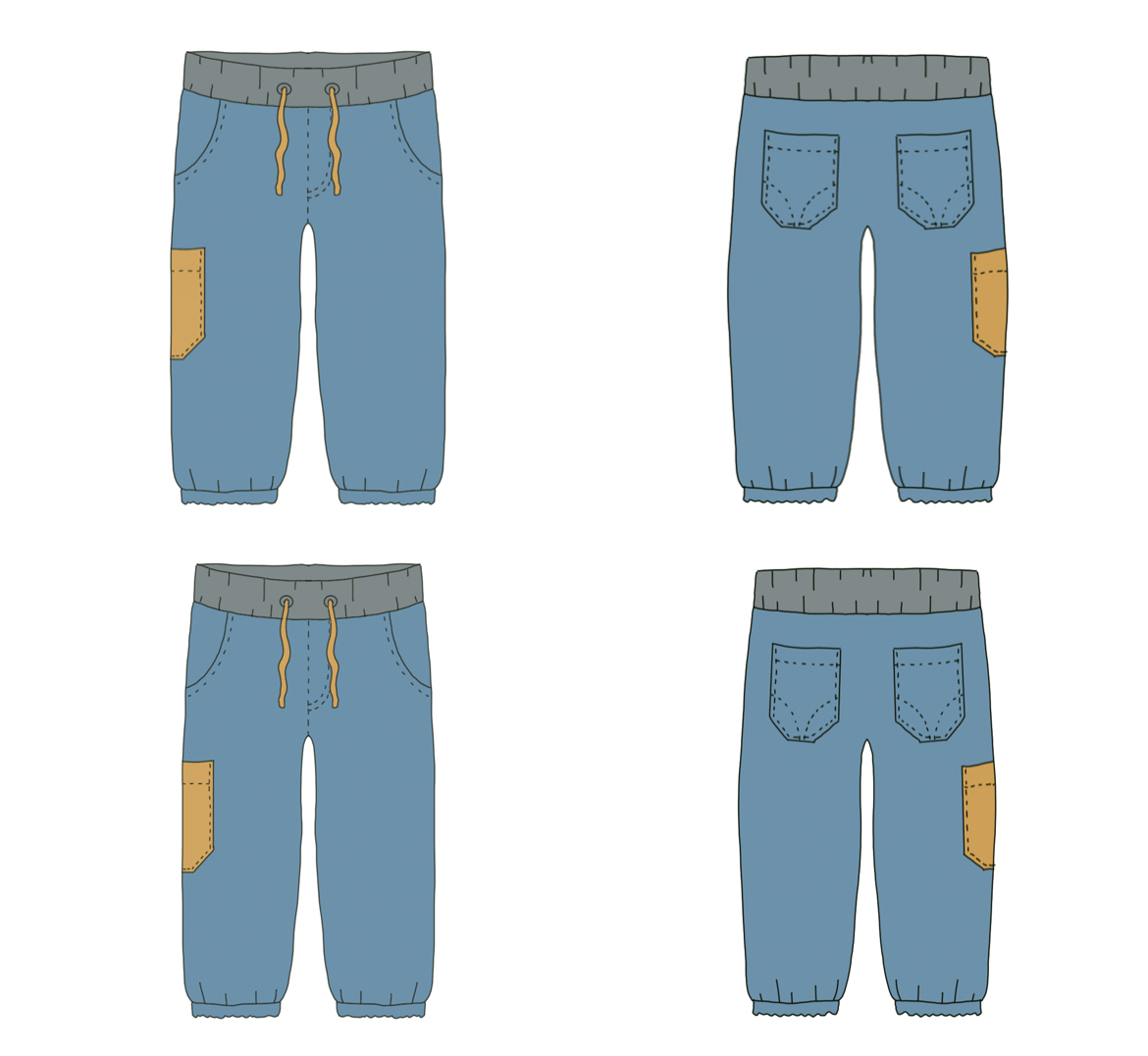 The JoyfUL(LE) Junior Jeans Strl 56-122 Pappersmönster