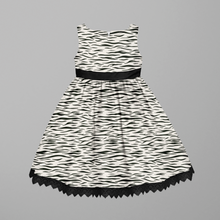 Mini Zebra Creme GOTS-Trikå/Jersey