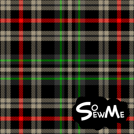 Punk Tartan GOTS-Trikå/Jersey