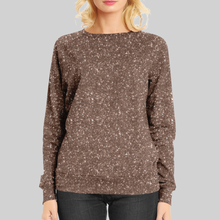Chunky Glitter Illusion Dark Champagne GOTS-Trikå/Jersey