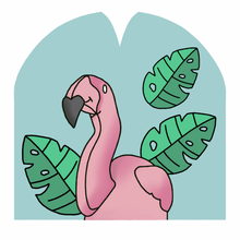 Mösspanel Barn M Apa/Flamingo Mint FÖRHANDSBOKNING