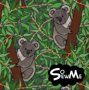 Kind Koala Large Green GOTS-Trikå/Jersey