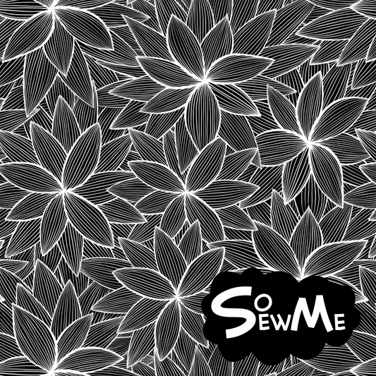 Fanatic Flowers Black/White Apella Jersey