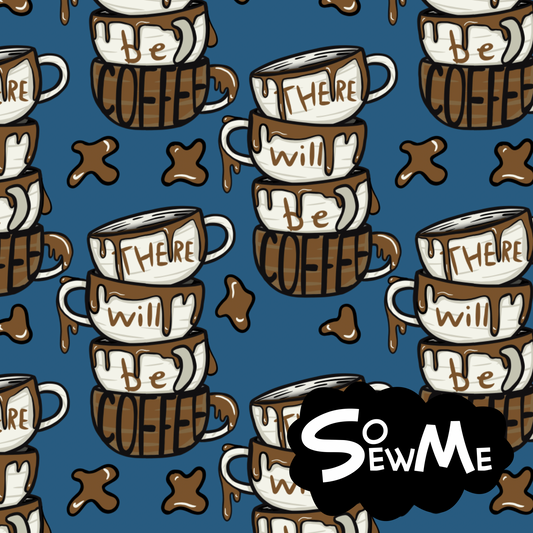 There will be Coffee Blue GOTS-Trikå/Jersey