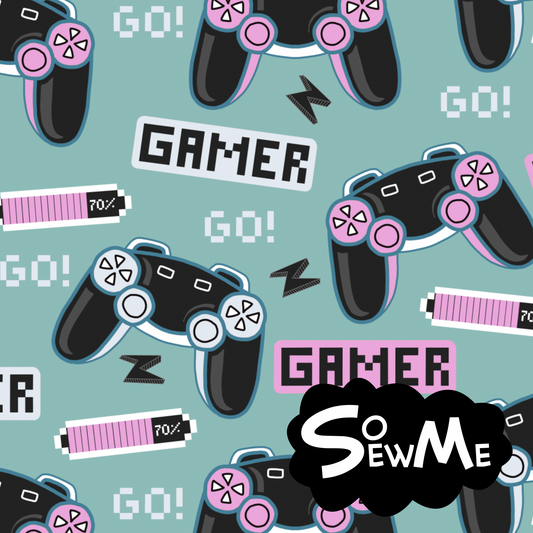 Gamer Squad Aqua GOTS-Trikå/Jersey